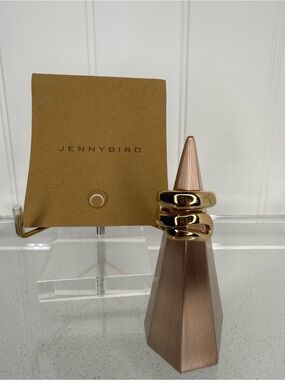Jenny Bird Sées Ring – 14K Gold Plated– Size 7 + Dusty! 🔥